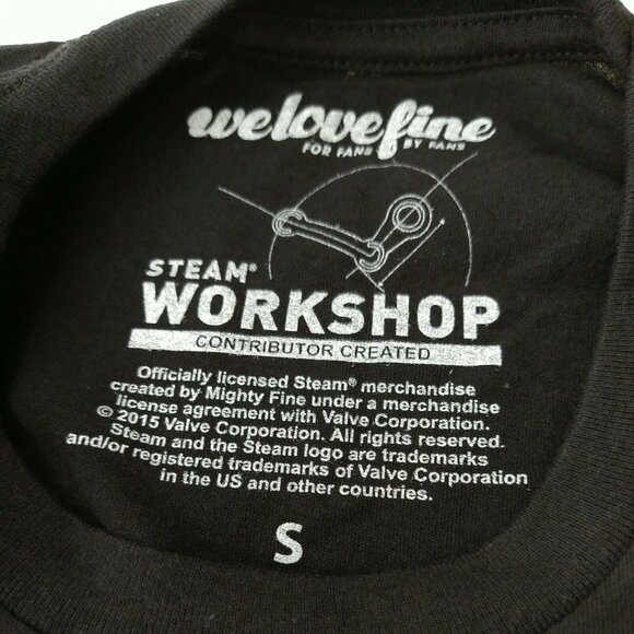 WeLoveFine Righteous Vengence T-Shirt Men Size S Black Short Sleeve Gaming NEW - Picture 6 of 7